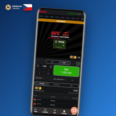 Auto-cashout v Aviatoru provede výběr při dosažení cílového násobiče v National Casino
