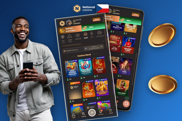 Dva hráči sdílejí plynulý přechod mezi mobilem a tabletem v National Casino