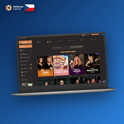 Live ruleta na velkém monitoru – National Casino hraní na PC ve vysokém rozlišení
