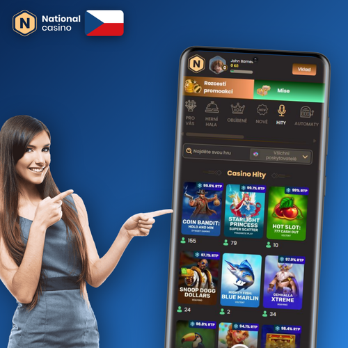 Oficiální stránka National Casino – licencovaný herní portál pro české hráče