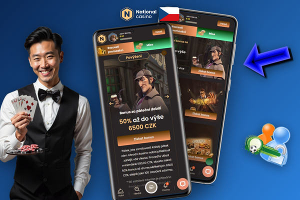 National Casino věrnostní VIP program s 10 úrovněmi od bronzové po diamantovou