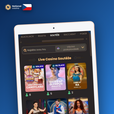 Živý stůl s krupiérem u rulety od Evolution Gaming v National Casino aplikaci